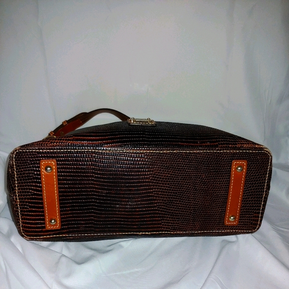 💜 Dooney & Bourke Lizard Embossed Hobo - Picture 4 of 16